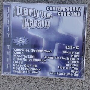 Party Time Karaoke Contemporary Christian Music cd